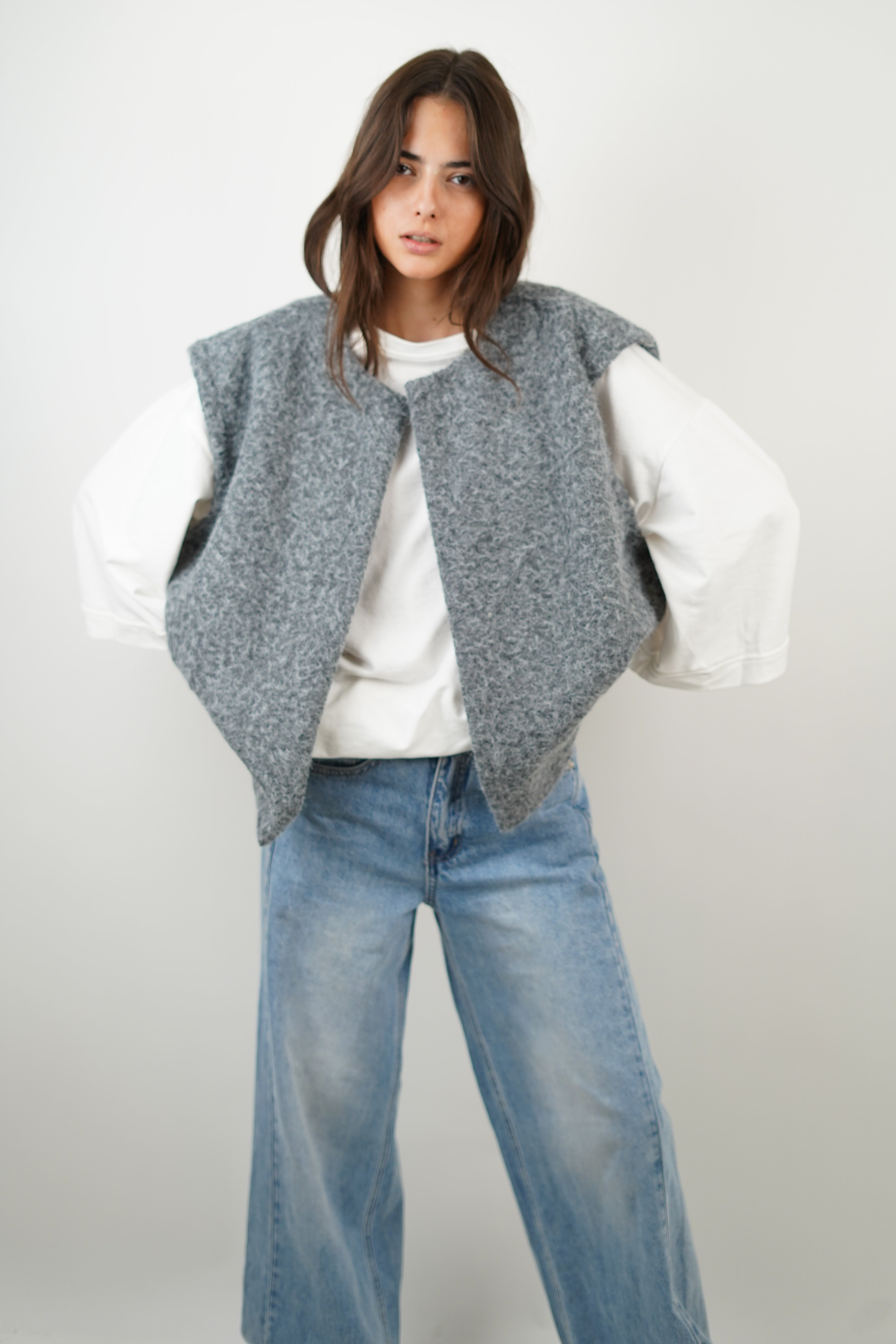 Ava | Gilet in Mohair Lussuoso