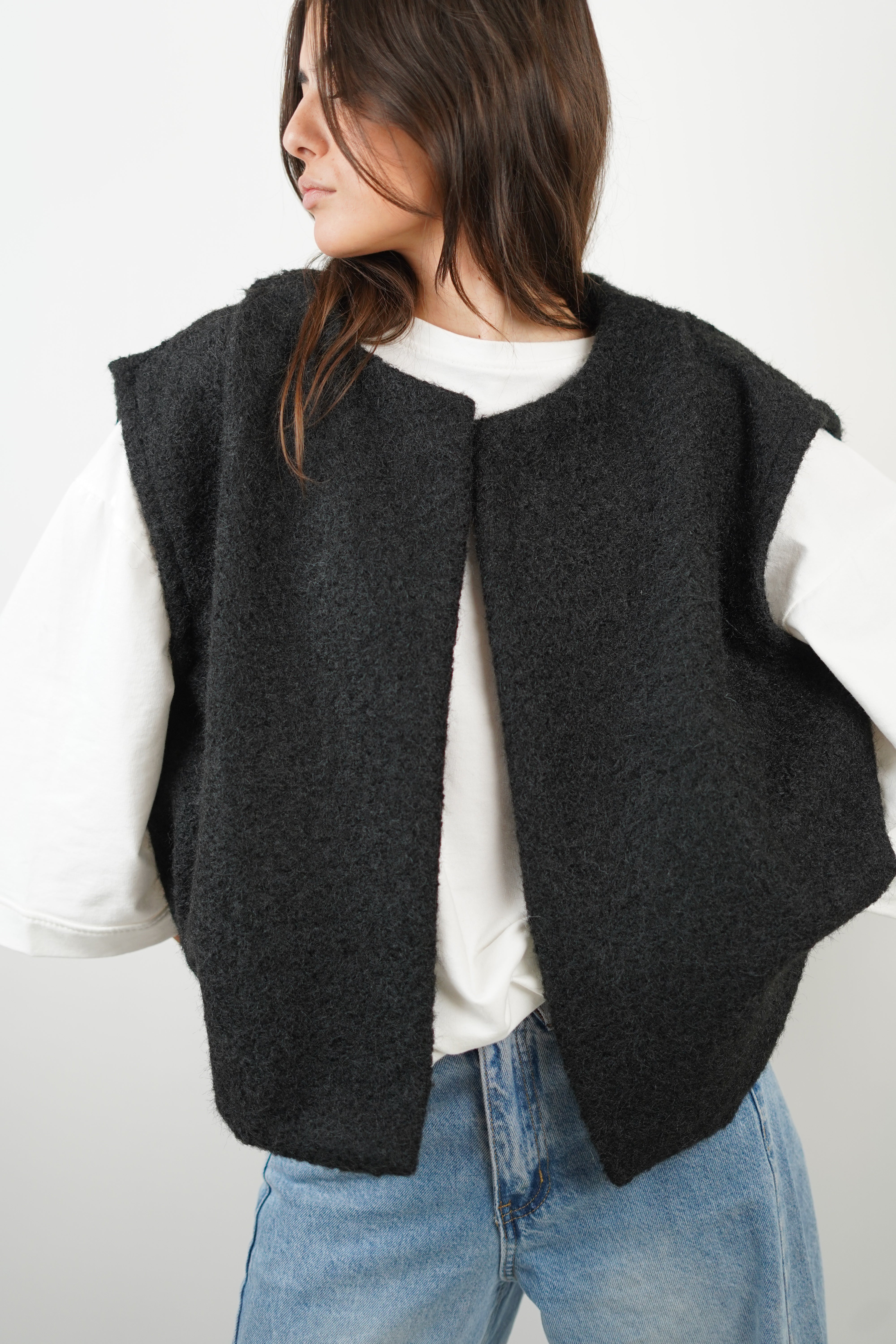 Ava | Gilet in Mohair Lussuoso