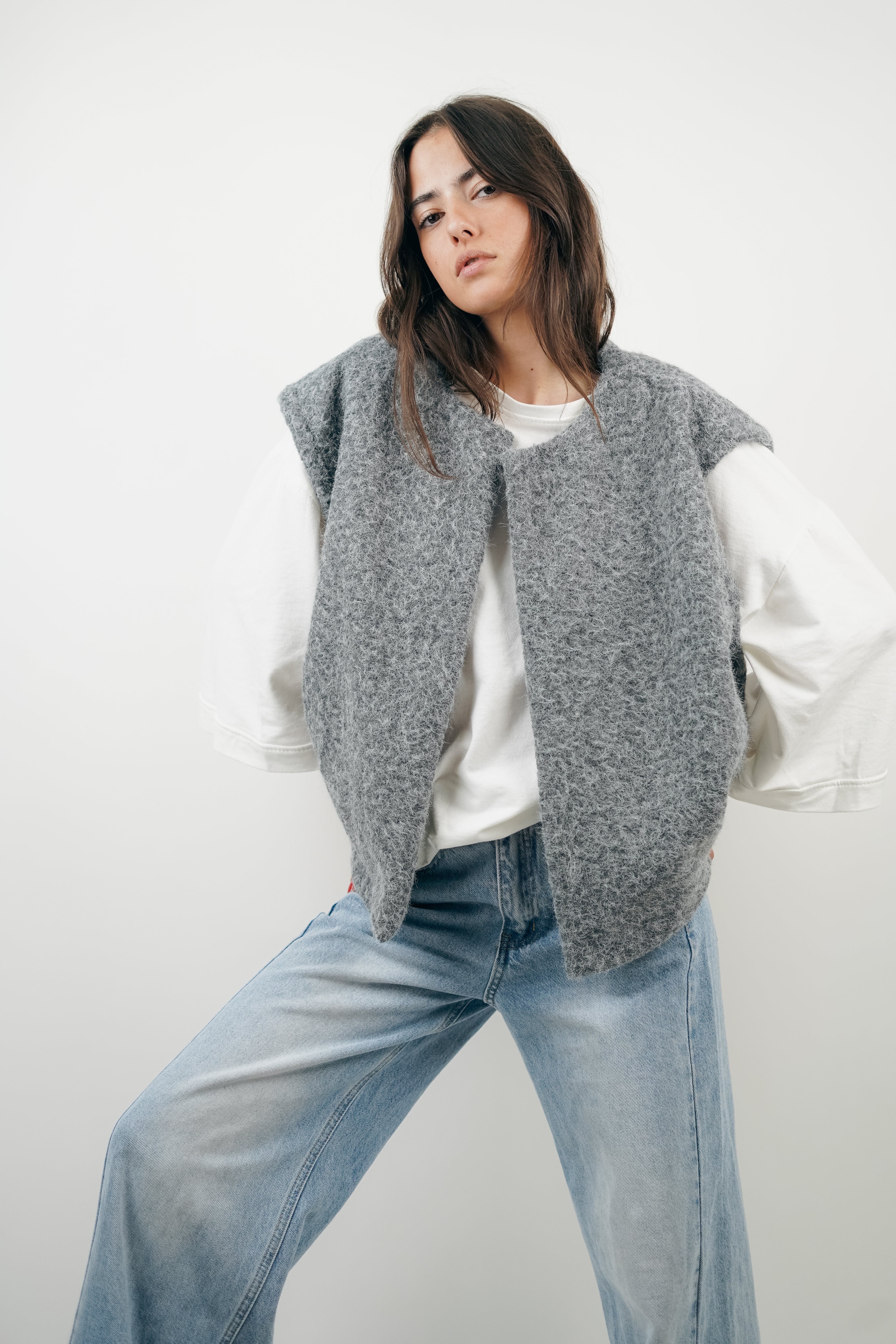 Ava | Gilet in Mohair Lussuoso