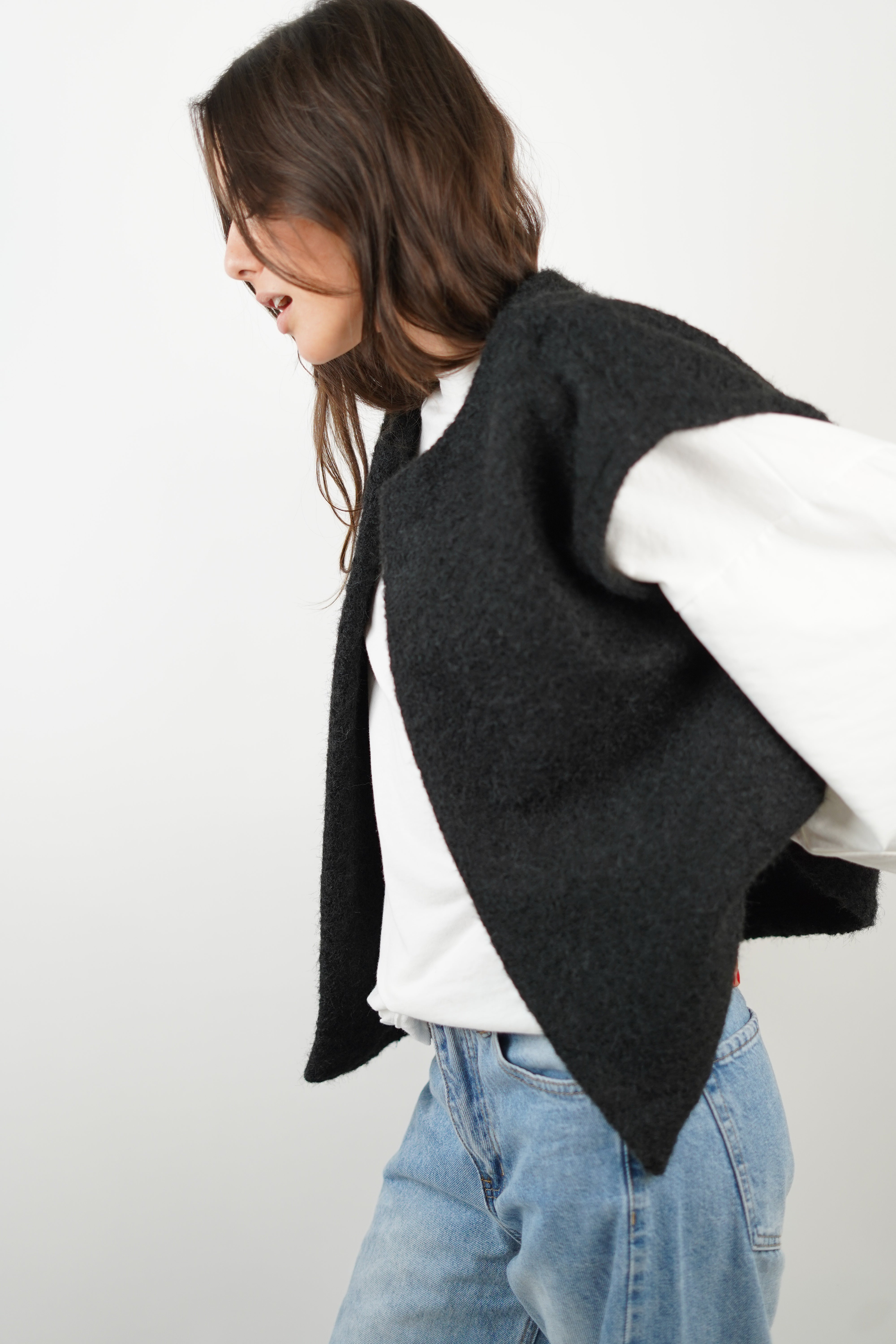 Ava | Gilet in Mohair Lussuoso