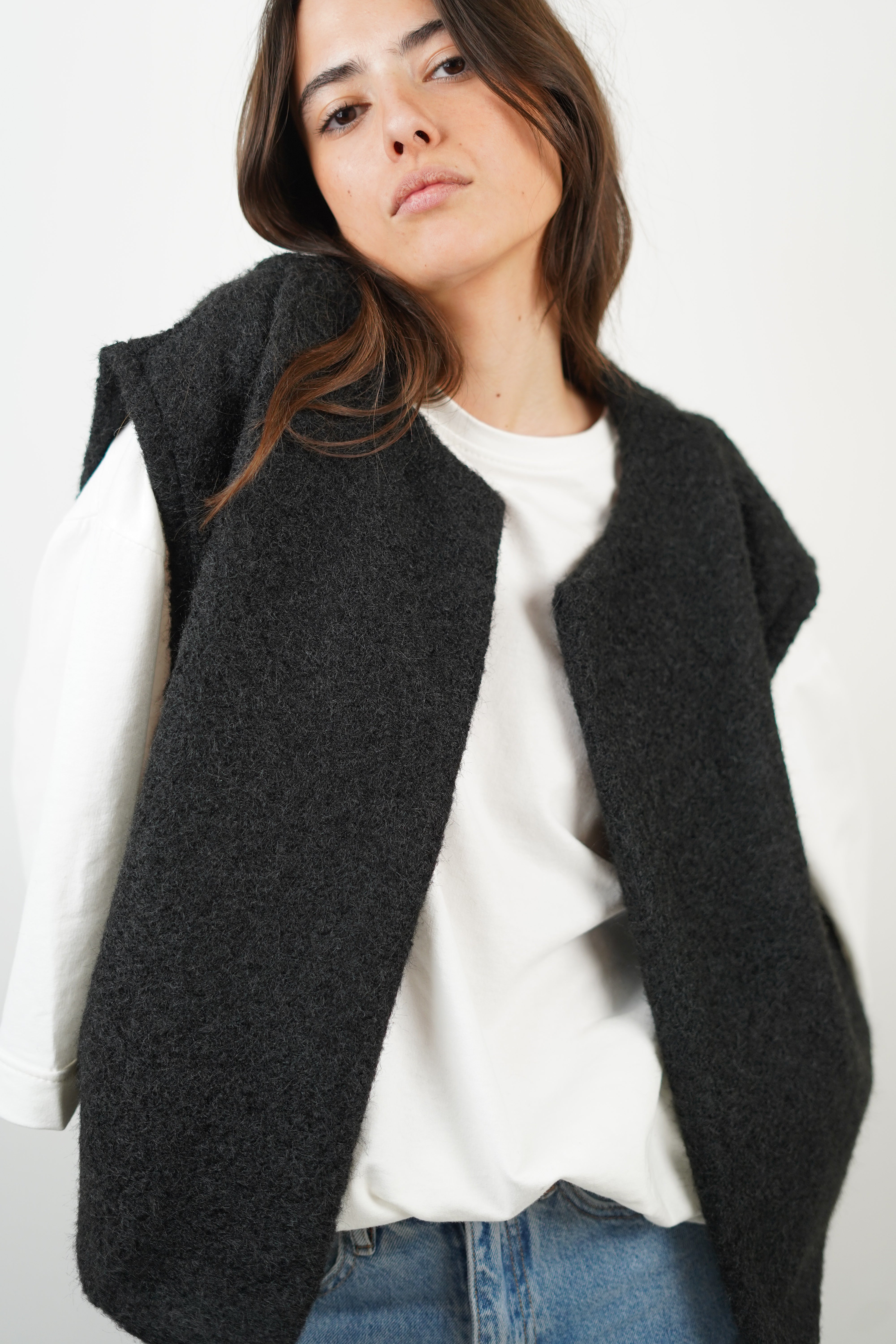 Ava | Gilet in Mohair Lussuoso