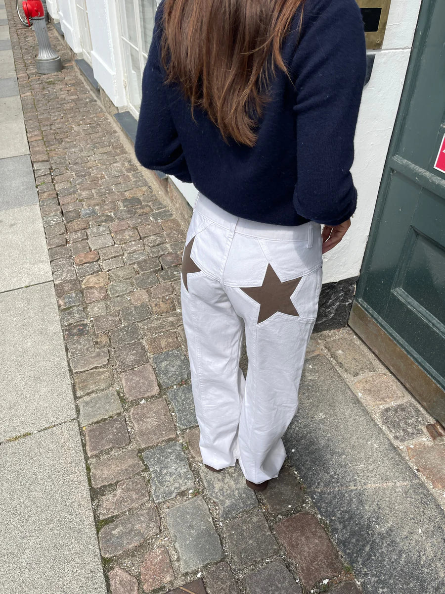 Camilla Star Jeans - Jeans oversize con stelle