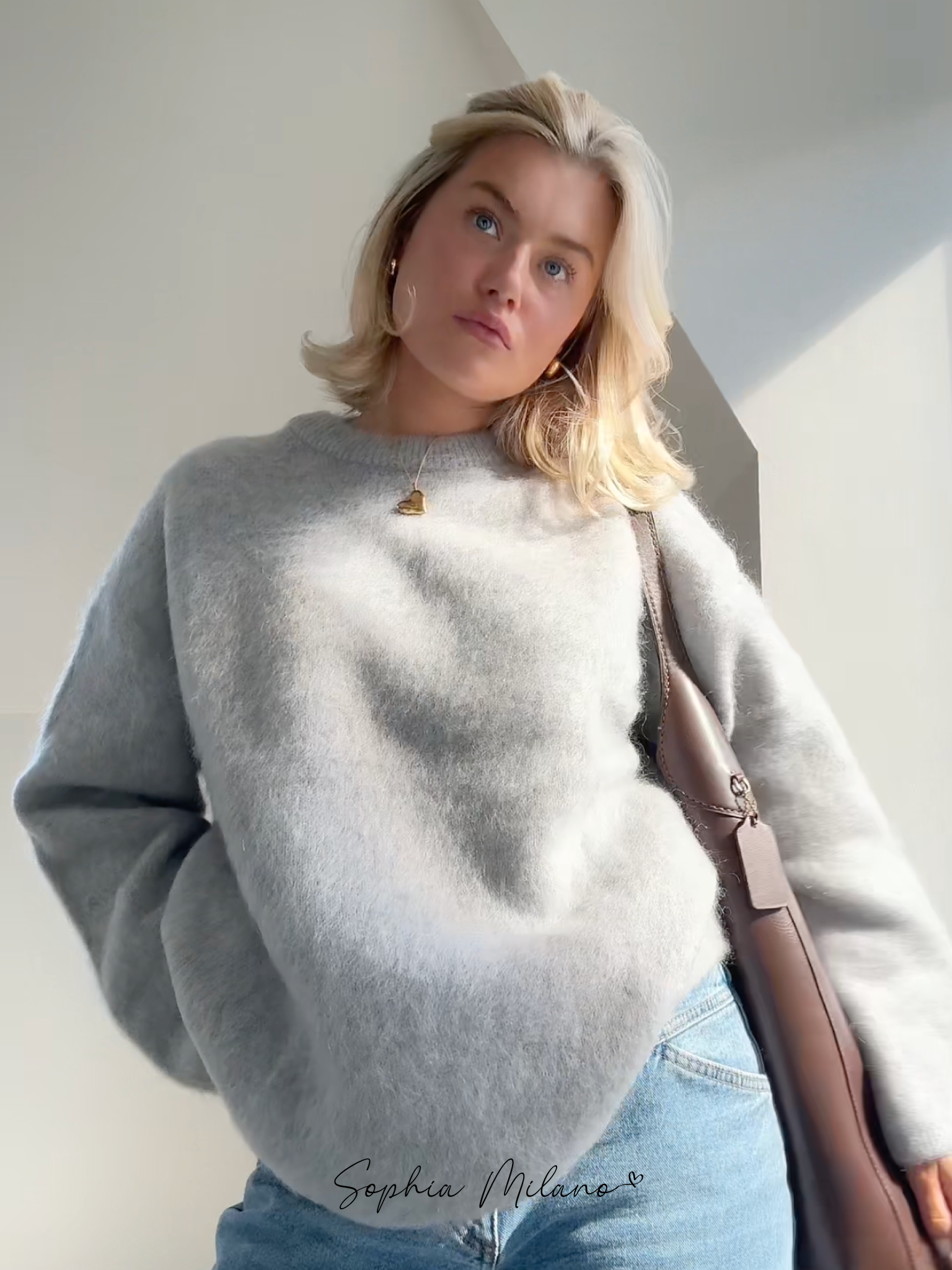 Sophia | Maglione Crewneck in Mohair