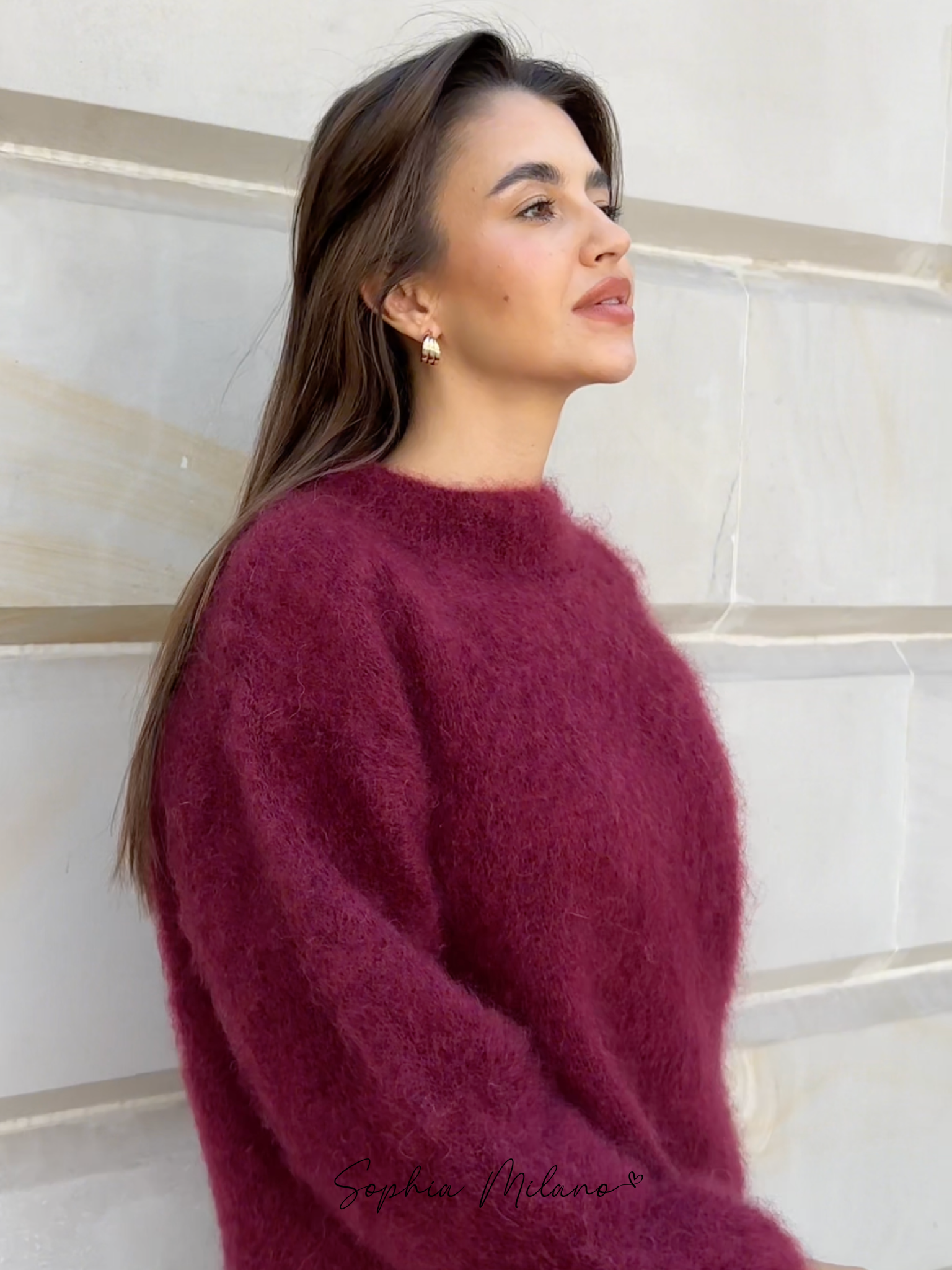 Sophia | Maglione Crewneck in Mohair