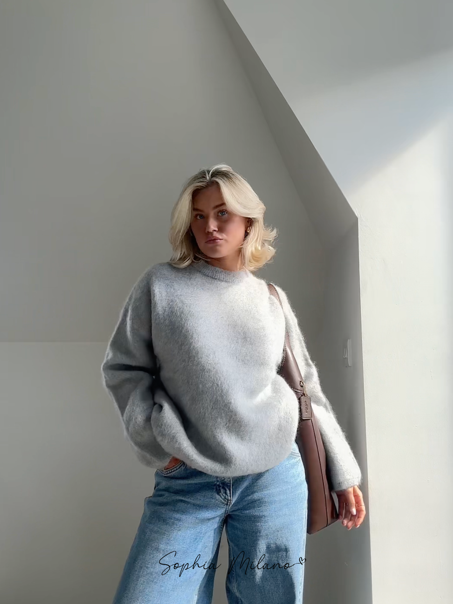 Sophia | Maglione Crewneck in Mohair