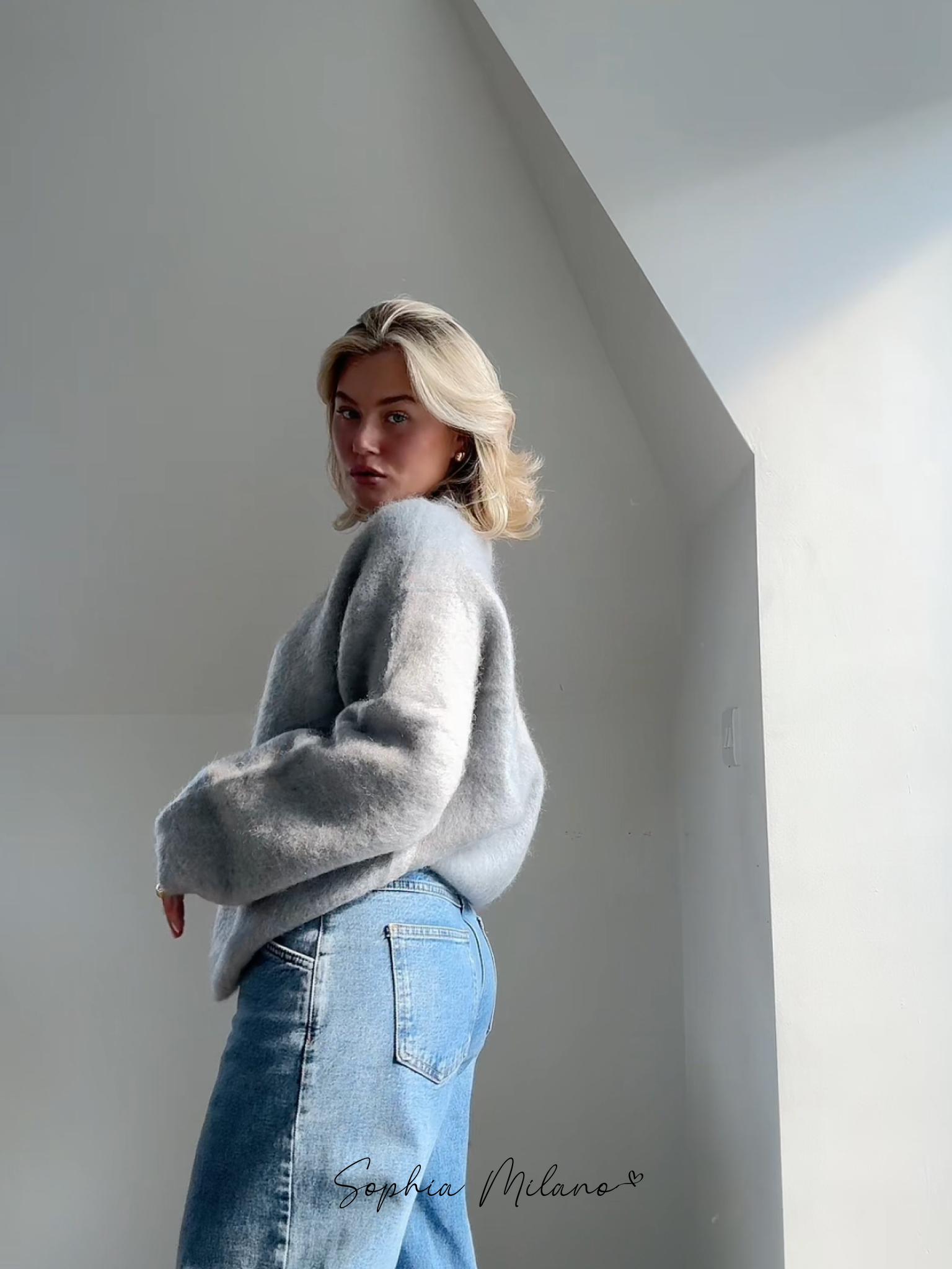 Sophia | Maglione Crewneck in Mohair