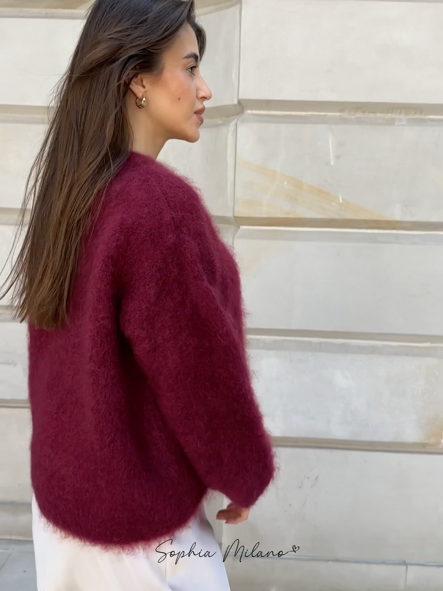 Sophia | Maglione Crewneck in Mohair