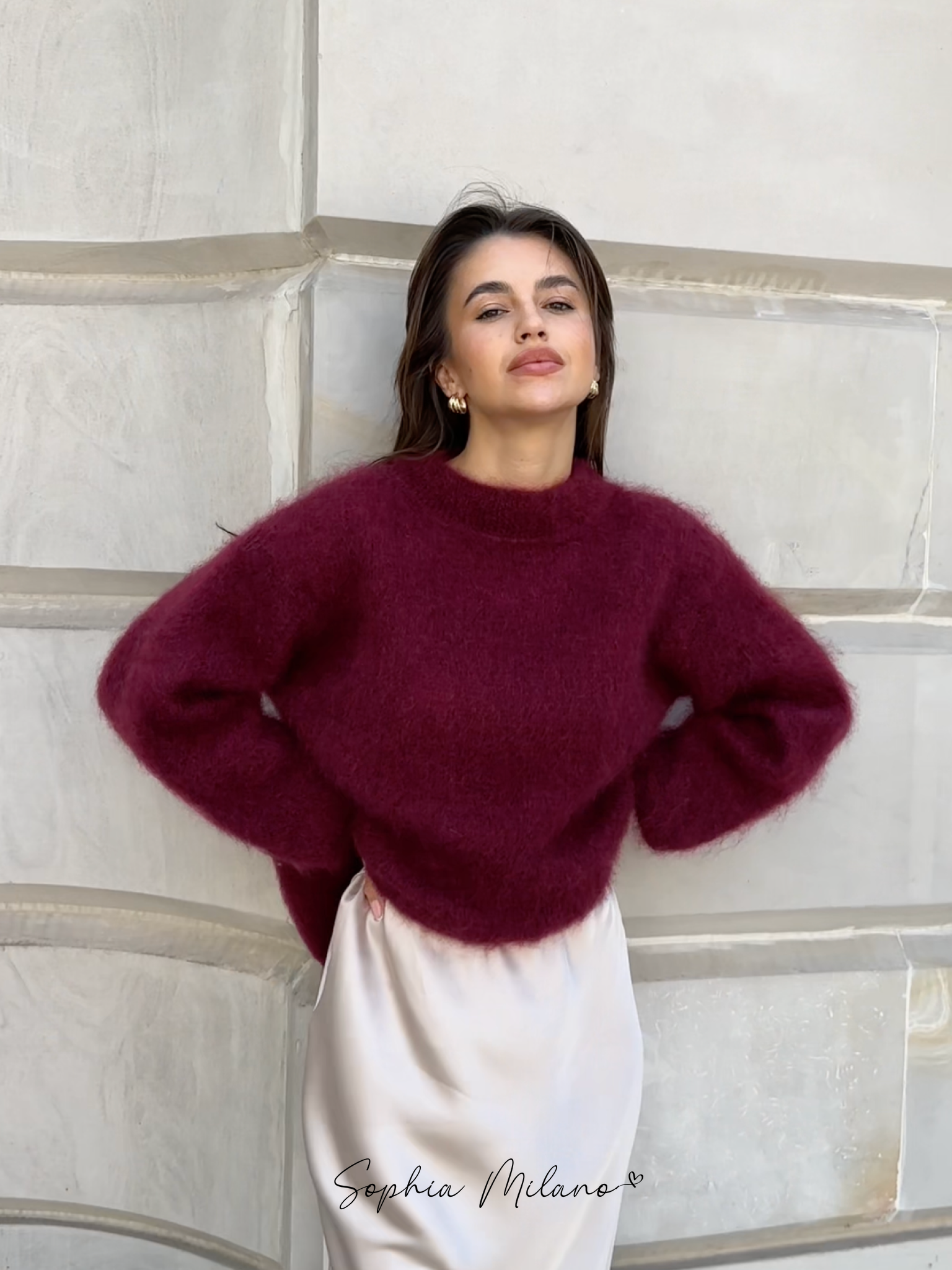 Sophia | Maglione Crewneck in Mohair