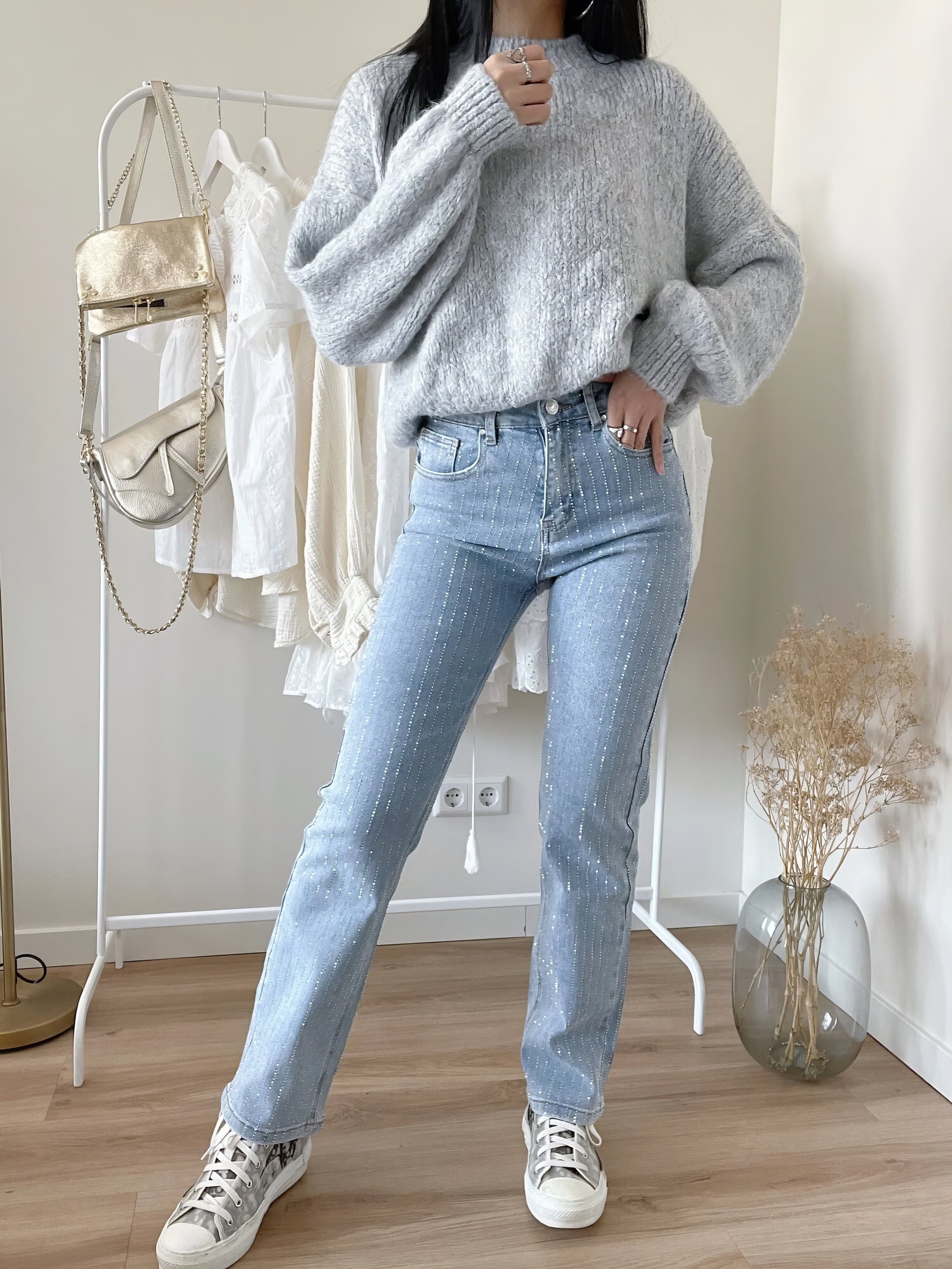 Valentina | Jeans Glitter Denim