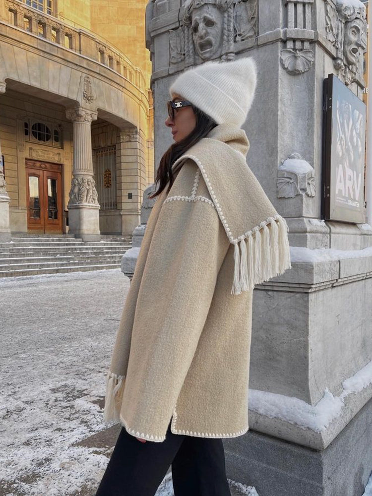 Claire | Cappotto con Sciarpa